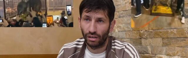ZAGREVAMO SE, KAD NJIH PAR UNOSI VUKA! ŽIVOG VUKA U KAVEZU! Srpski fudbaler doživeo bizarne scene pred meč: Pali se motorna testera, gledam hoće li me odseći...