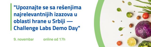 Upoznajte se sa rešenjima najrelevantnijih izazova u oblasti hrane u Srbiji — Challenge Labs Demo Day