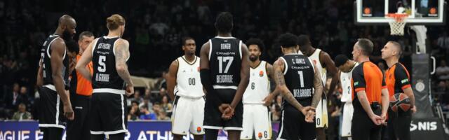 Tužan početak meča Partizan - Asvel: Minut ćutanja održan iz dva razloga, oglasili se i Grobari