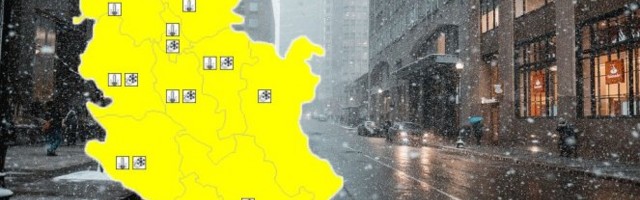 NE ODLAŽITE JAKNE I KIŠOBRANE, RHMZ OBJAVIO UPOZORENJE! Večeras zahlađenje sa kišom i snegom, za sutra IZDAT ŽUTI METEOALARM!