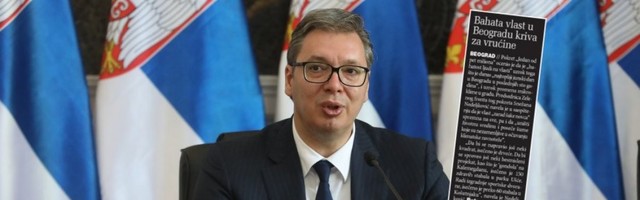 ĐILASOVE NOVINE PRSLE S MOZGOM! Nije se Vučić šalio kada je rekao je on OPOZICIJI ON KRIV i za najtoplini dan u godini!