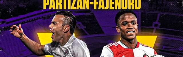 KRAJ: Partizan - Fajenord 2:5