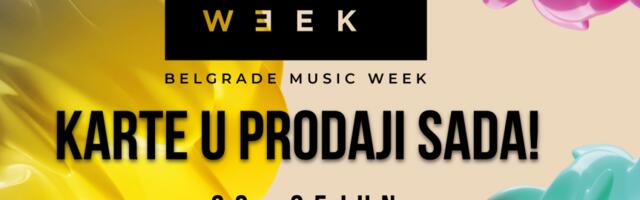 Konačno u prodaji ulaznice za Belgrade Music Week - SAMO ZA SUPERFANOVE!