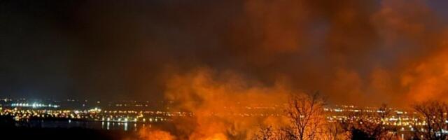 APOKALIPTIČNI PRIZORI KOD BEOČINA! Požar ne jenjava, vatra se nezaustavljivo širi - vatrogasci pristižu sa svih strana! (FOTO, VIDEO)