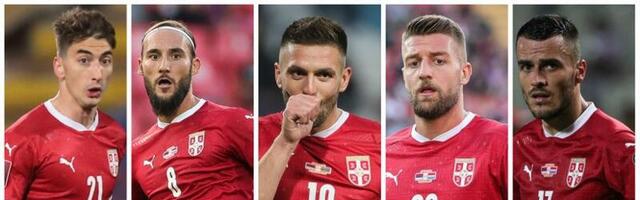 Cela reprezentacija Srbije od igrača sa odigranih – nula derbija
