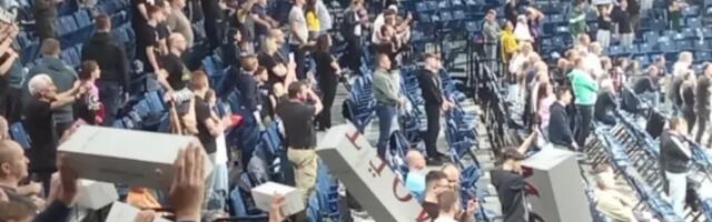 URNEBESNA PORUKA NAVIJAČA PARTIZANA IGRAČIMA KOJI SU UČESTVOVALI U TUČI: Grobari na duhovit način podsetili na incident ispred noćnog kluba! (FOTO)