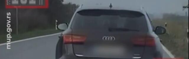 Banata vožnja: "Audijem" išao skoro 200 km/h kod Pančeva (VIDEO)