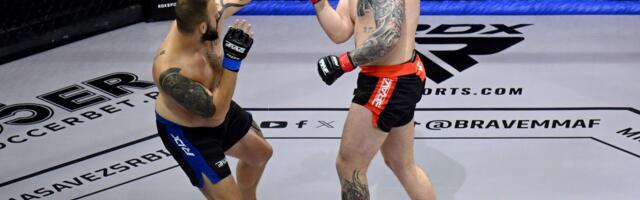 BRAVE 104 Brutalan nokaut srpskog borca! Nikolić poslao Maltu u carstvo snova