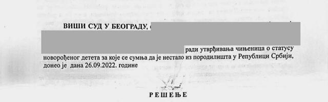 Evri ne mogu da nadoknade ukradeno dete