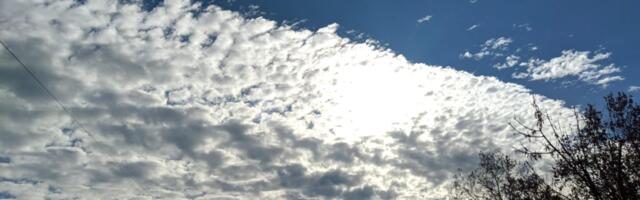 Vreme sutra: Oblačno, ponegde sa slabom kišom, temperatura do 12 stepeni