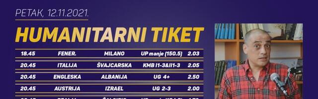 Humanitarni tiket u podne: Mario Knezović  tipuje za Vanju Malović,1077 na 3030