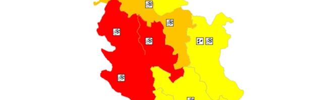 Западна Србија сутра у црвеном метеоаларму, очекује се висина снежног покривача од 10 до 30 центиметара