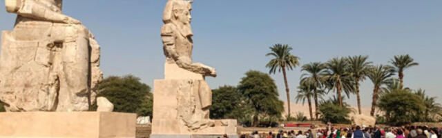 Египат: представљене две обновљене статуе фараона Аменхотепа трећег у Луксору