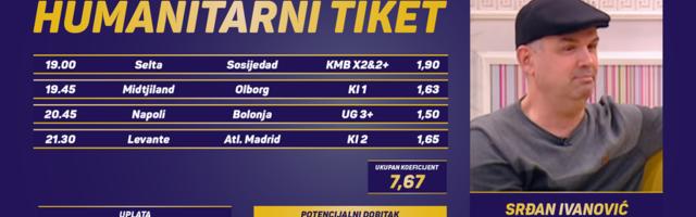 Humanitarni tiket u podne: Srđan Ivanović tipuje za Svice u mraku