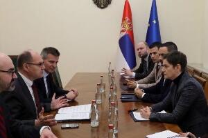 Брнабићева са Шмитом: Србија за сарадњу и са централним и са ентитетским властима у БиХ