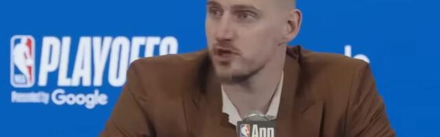 Nikola Jokić čuo srpski na konferenciji, uperio je prst ka novinaru i izustio jednu reč