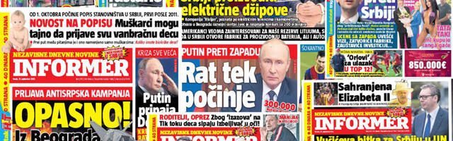Budžetski novac za „Informer“: „Privržen profesionalnim i etičkim standardima“
