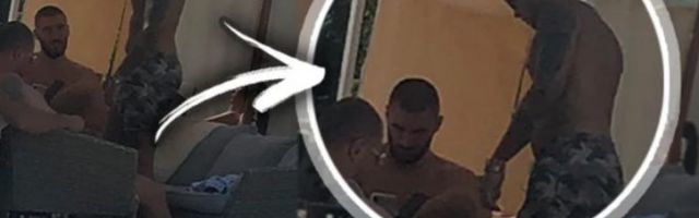 ISPLIVALE FOTKE IZ VILE KARIĆA! Evo šta rade Mensur i Stefan kada misle da ih NIKO NE SNIMA - Previše se OPUSTILI! (FOTO)