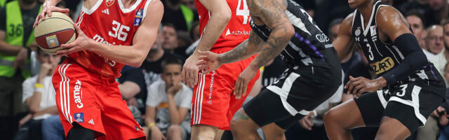 STERLING BRAUN TROJKAMA „UBIO“ CRVENU ZVEZDU: Veoma bitna pobeda Partizana u poteri za prvim mestom na tabeli ABA lige! (VIDEO)