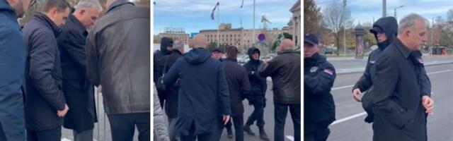 Poslanici SRCA kroz Ćacilend krenuli na sednicu, policija intervenisala: Guranje, rasprava i psovke (VIDEO)