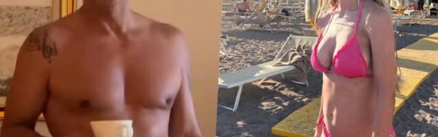 (VIDEO) UPALA MU U HOTEL I NAPRAVILA HAOS: Sve oči uprte u Vesnu i Đoleta: U holu luksuznog kompleksa, pevačica prišla mužu, a onda...