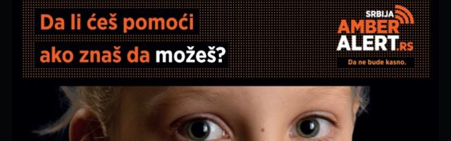 Amber Alert: Kampanja za sistem za pronalaženje nestale dece u Srbiji
