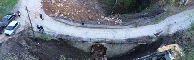 Počela rekonstrukcija mosta na Pridvoričkom putu i sanacija klizišta u zoni mosta