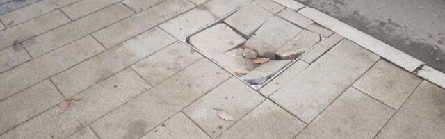 Čitaoci javljaju: Leskovčani platili za trg oko 200 miliona dinara a posle tri godine lome se pločice i niko ne reaguje