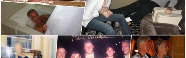 JEDNA EPSTAJNOVA FOTOGRAFIJA JE POSEBNO JEZIVA! On se smeje, go do pojasa, a iz donjeg levog ugla viri dečija nožica! Mnogo toga se JOŠ UVEK KRIJE (FOTO)