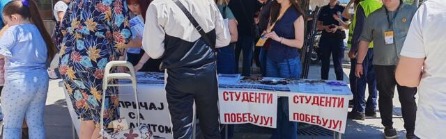 Studentska akcija u Vranju: Širenje solidarnosti među građanima FOTO