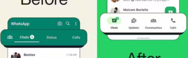 WhatsApp na Androidu dobija novu traku za navigaciju koja je bliža vašim palčevima