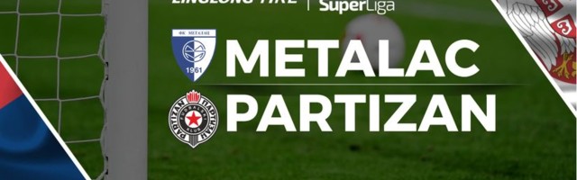 UŽIOV: Metalac - Partizan 0:1, Filip Stevanović načeo domaćina