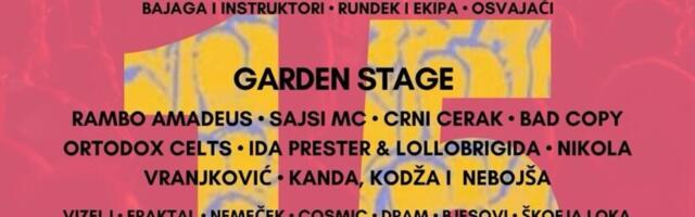 Eksplozija žanrova na Garden Stage-u: Sajsi MC, Rambo, Vranjković, Ida Prester, Orthodox Celts, Crni Cerak, Bad Copy i još mnogo toga