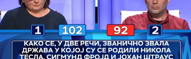 Mnogi su bili ubeđeni da znaju tačan odgovor u kvizu "TV Slagalica", ali...: I takmičari su pogrešili