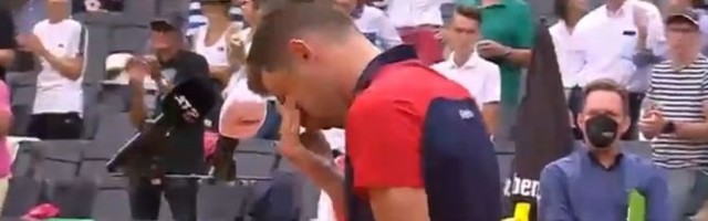 Skrhani Krajinović zaplakao posle poraza: "Nadam se da ću uskoro osvojiti prvi trofej"