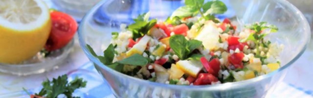 Tabule - libanska salata u kojoj dominira peršun idealna je za brz obrok