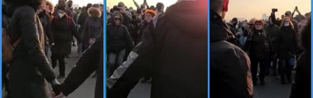 Građani zaigrali KOLO na Pančevcu (VIDEO)