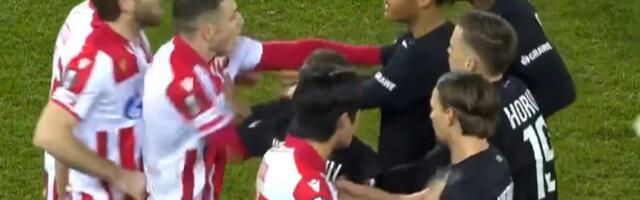 Umalo makljaža u Gracu: Katai zakuvao, Duarte uleteo – rezultat je opšti haos na terenu /VIDEO/