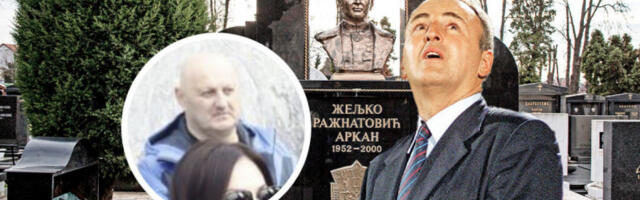 SAMO ON NIJE ZABORAVIO ARKANA: Jedan fudbaler Obilića došao na pomen Ražnatoviću