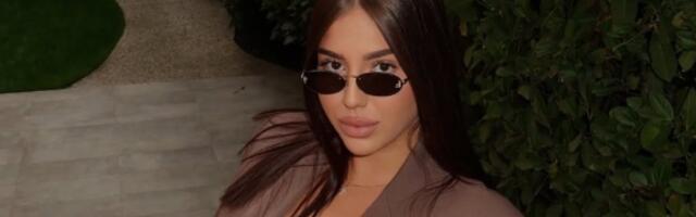 Una Čolić pozirala u prekratkoj suknji: Noge pucaju, a gore dubok dekolte (FOTO)