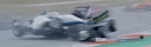STRAŠNE SCENE U FORMULI! Srpski vozač učestvovao u jezivom karambolu - zakucali se jedan po jedan