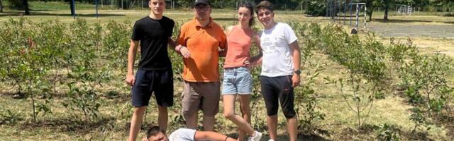 Zrenjaninski gimnazijalci kreirali „Zeleni lavirint“ na izletištu Motel Šumica