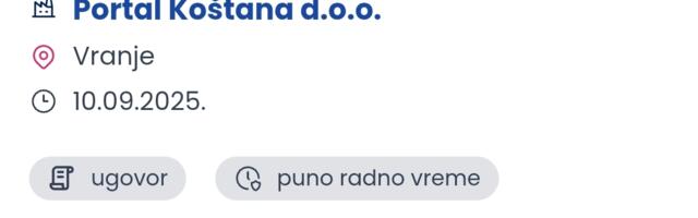 Sa Portala Koštana doo bi da rade, traže novinara