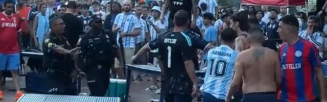 Argentinci "okupirali" Atlantu i napravili ludnicu, pa se međusobno "pobili" na ulici pred polufinale SP