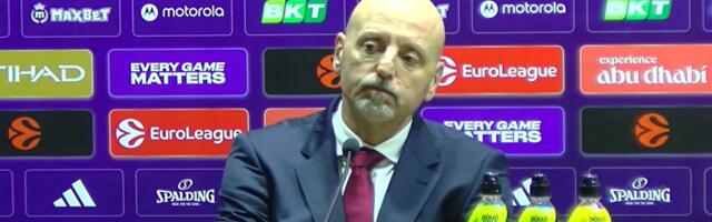 Saša Obradović se obraća posle teškog poraza Zvezde: Konferenciju pratite na Sportalu