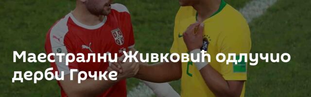 Маестрални Живковић одлучио дерби Грчке