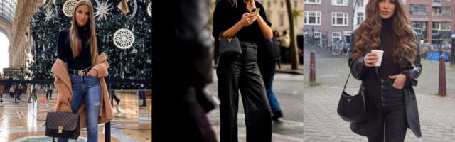 Crna rolka: 10 stilskih kombinacija sa osnovnim komadom zimske garderobe