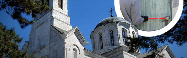 SVETOGRĐE U NIKŠIĆU - OBIJEN SABORNI HRAM: Ni Sveti Vasilije Ostroški nije im svet, policija još traga za provalnicima