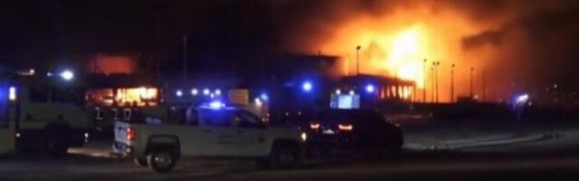 Горе складишта горива у Бахреину након иранског напада