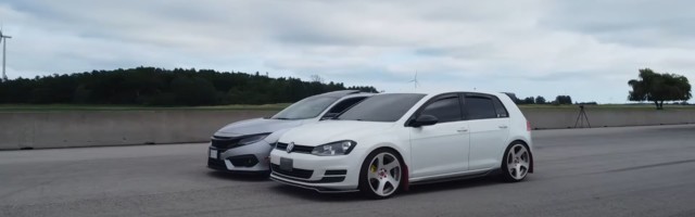 Honda Civic vs Volkswagen Golf (VIDEO)